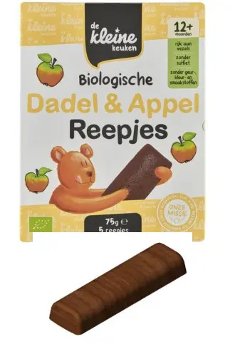 Organic date & apple bar有机椰枣和苹果条
